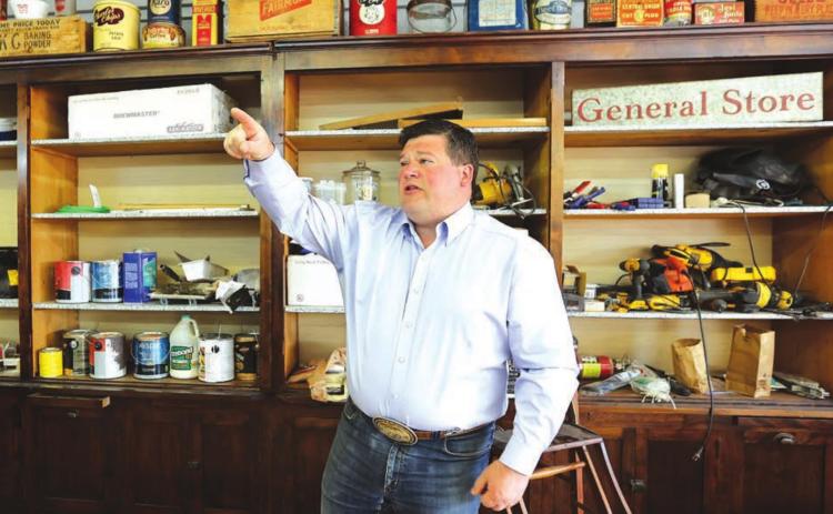 Entrepreneur Ryan Maher describes his plans for turning the former Isabel Super Valu building into a modern version of an old country store.