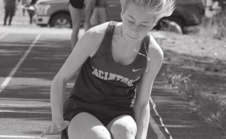 McIntosh sophomore Ava Hansen placed third in long jump at ... Photo by Jon Flatland