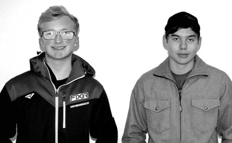 Case DePoy (LEFT) and Haydon Starr of Dupree High School received honorable mention in the BIG Idea SD competition.