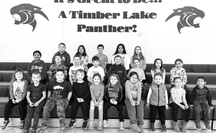 FRONT (L-R): Clara Nilson, Barrett Hermes, Zaid Pickner, Cash Jones, Joey Kraft, Wren Jones, Blake LeBeau, Layson Gimbel, Rylie Traversie, Landyn Longbrake; 2ND ROW: Oaklee Mutchler, Monroe Kraft, Gus Anderson, Andrew O’Bryan, Caleb Simon, Mya Peterson, Kiernan Biegler, Josie Fiddler; BACK: Brayden Meier, Ava Grant, Emmett O’Leary, Marly Ward, Gracie Keller.