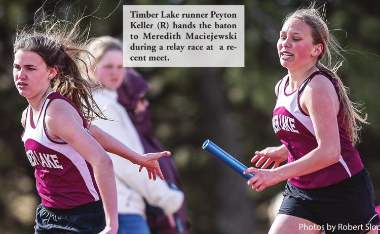 Timber Lake posts six first place
