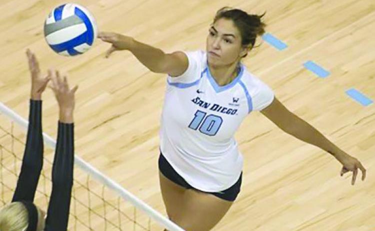 CRST member Lauren Schad, former collegiate and professional volleyball standout, will conduct a free volleyball camp in Eagle Butte on Thursday and Friday, Aug. 3-4.