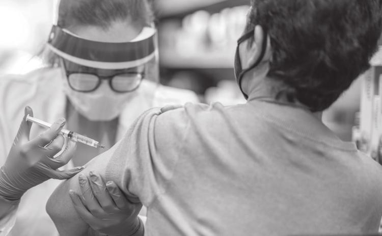 Vaccination for COVID-19 is available to increasingly more people. Some people may have concerns about the vaccines, or choose not to receive it. Art Service Photo