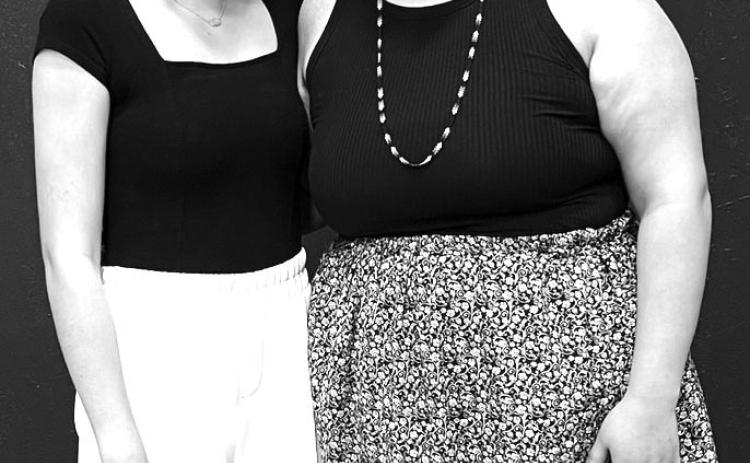 At district competition last week, Molly Miller (right) advanced to regions in Poetry and Meredith Maciejewski advanced in Serious Interpretation. On Monday, Nov. 13, in regional competition Miller advanced to the State Oral Interpretation Contest in Poetry and Maciejewski will serve as an alternate in Serious Interpretation.