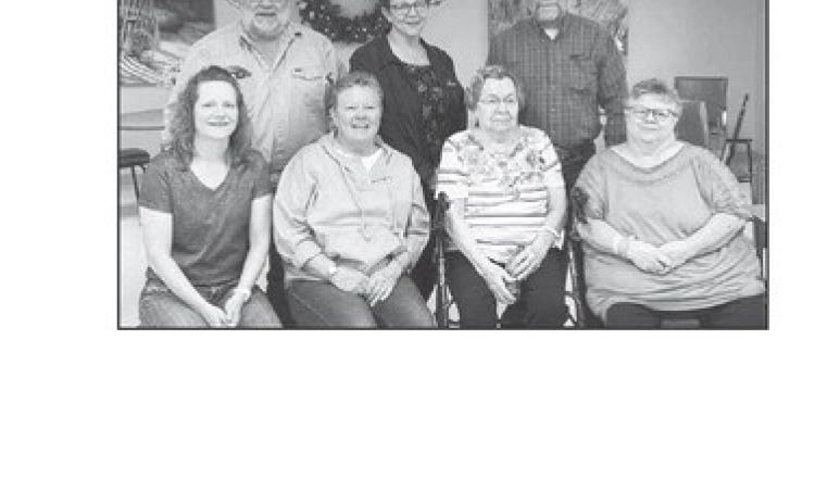 FRONT (L-R): Deedra, Cheryl, Margaret, Nanette; BACK: Mark, Wendy, and Benton