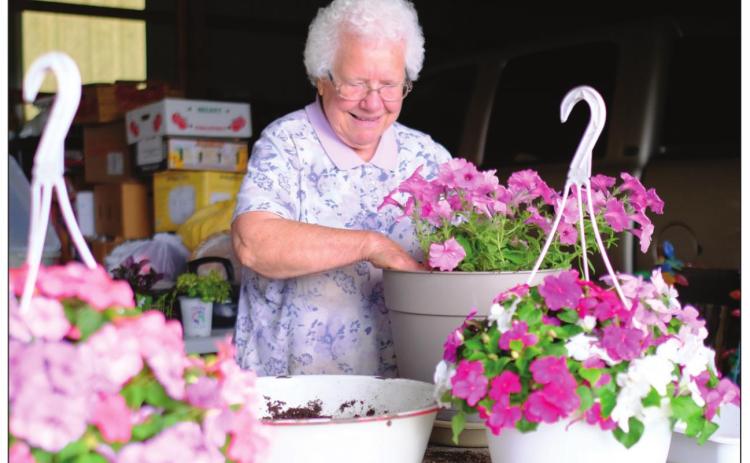 Flower lady