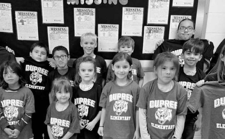 Dupree Elementary Students of the Month